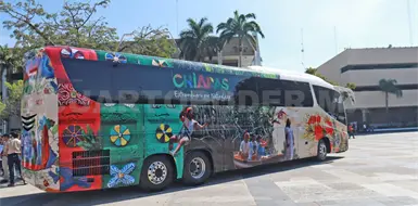 Galería Rodante: autobús promoverá imagen de Chiapas
