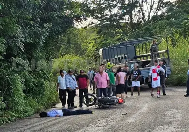 Se estampa en unidad militar; murió al instante