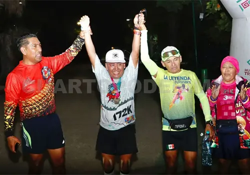 Luis Guizar completa el Reto Chiapas 172 km