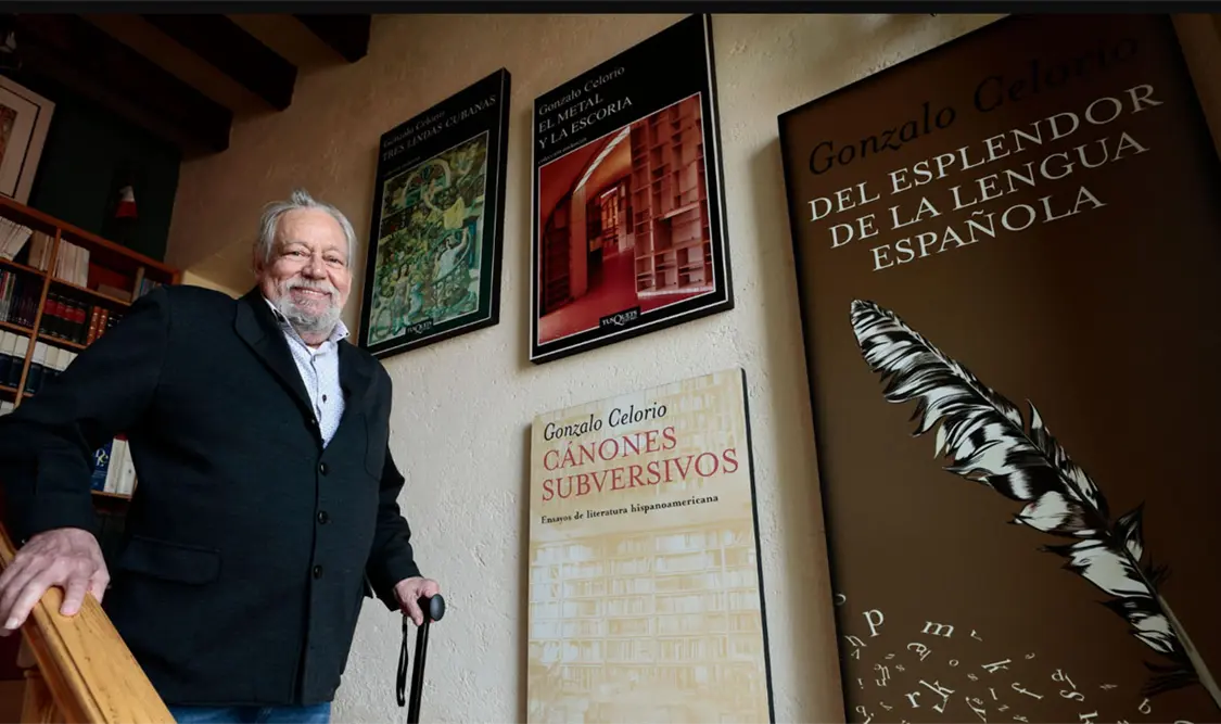 Recientemente el escritor fue condecorado con el Premio Cervantes. Cortesía
