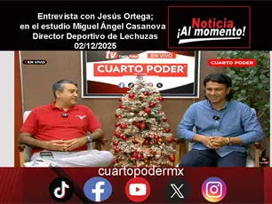 Entrevista con Jesús Ortega; en el estudio Miguel Ángel Casanova - Director Deportivo de Lechuzas