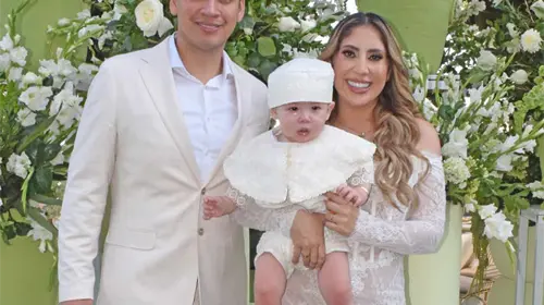 Sergio Antonio fue bautizado