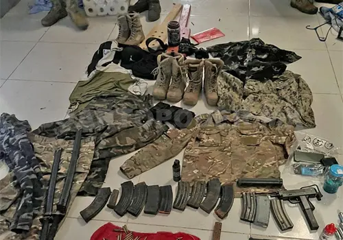 Tras operativo decomisan armas, cartuchos y equipo