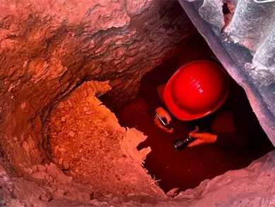 Localizan túnel clandestino hecho por constructora