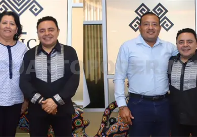 Magistrado sostiene reuniones con dos alcaldes de Chiapas