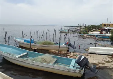 Fuera lanchas pequeñas en pesquerías de Tonalá