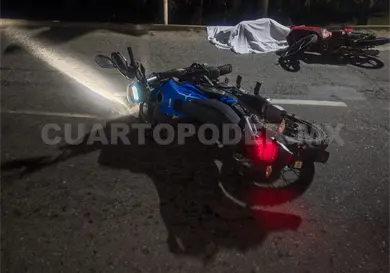 Choque entre motos deja un muerto y dos lesionados Choque entre motos deja un muerto y dos lesionados