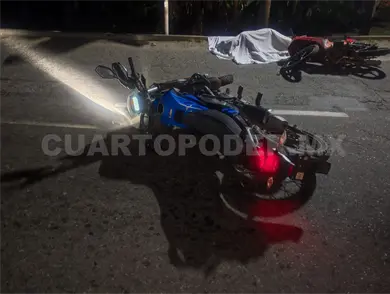 Choque entre motos deja un muerto y dos lesionados Choque entre motos deja un muerto y dos lesionados