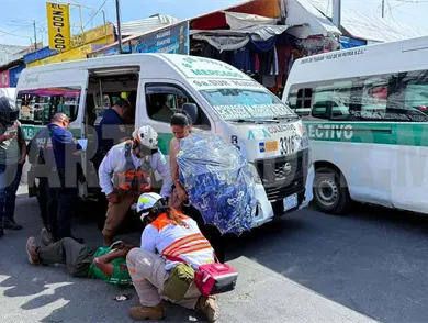 Atropellan a adulto mayor y termina hospitalizado