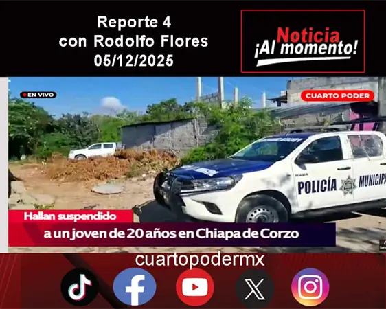 REPORTE4 | 05 12 2025 con Rodolfo Flores
