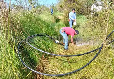 Descubren suministro clandestino de agua