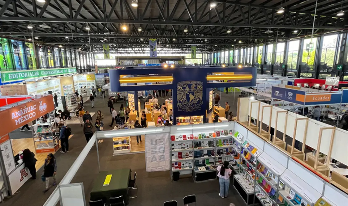 La presentación se efectuó en el stand de la UNAM. Cortesía