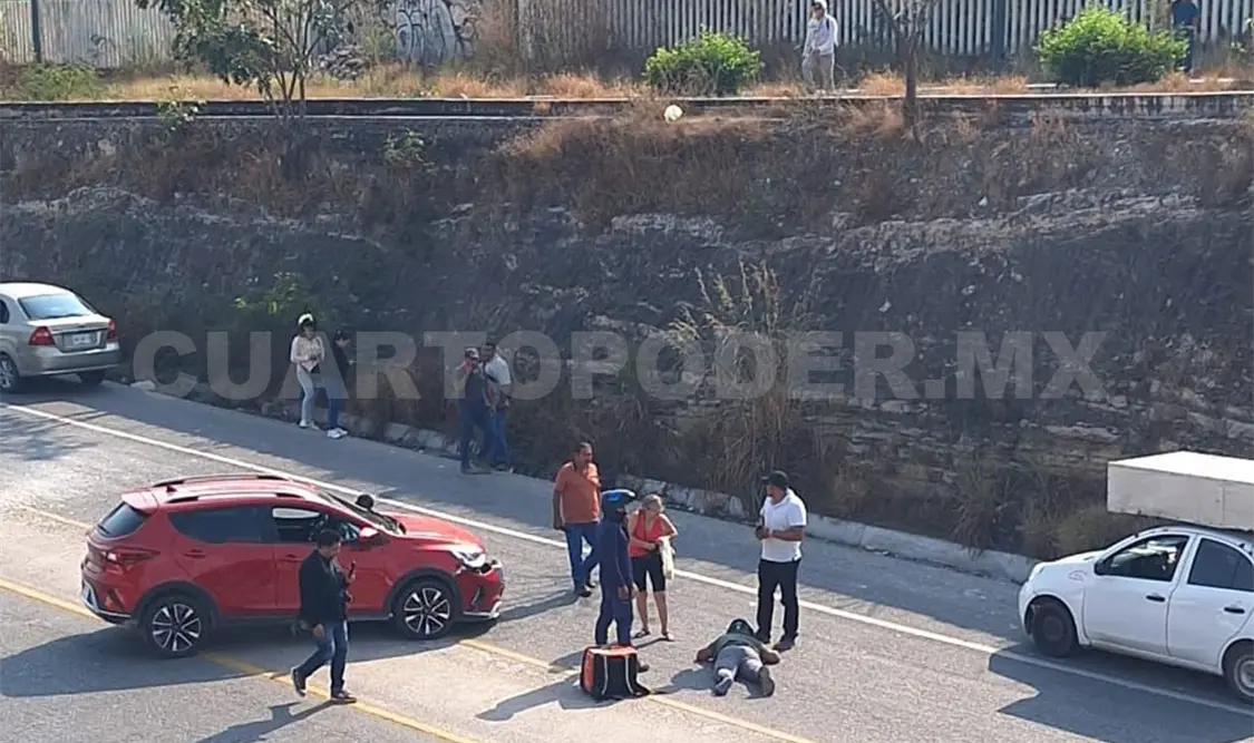 El motociclista terminó gravemente herido. Ulises Villalobos / CP