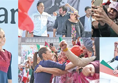 México avanza con la fuerza invencible del pueblo: Claudia