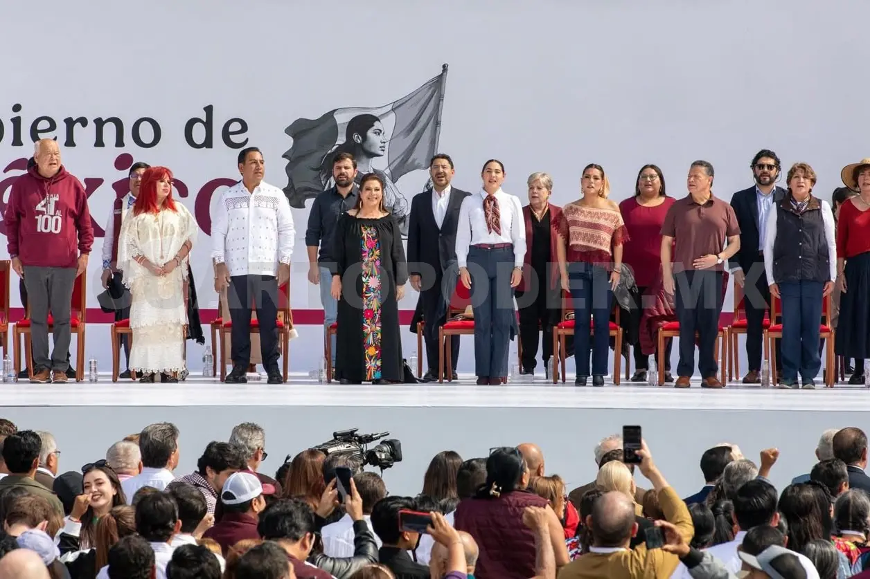 Acompaña ERA a Sheinbaum en celebración por la 4T