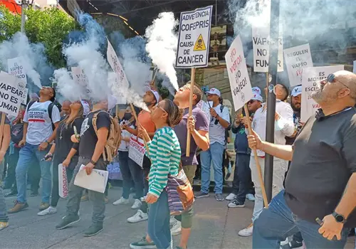 Esperan minuta para prohibir los vapeadores