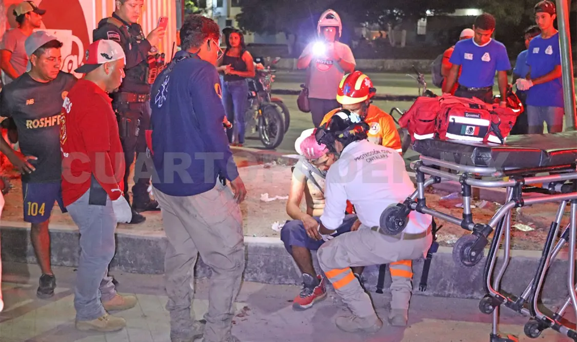 Familiares comentaron a los policías que el agresor se encontraba cerca del lugar, pero no lo hallaron. Osman Toledo / CP