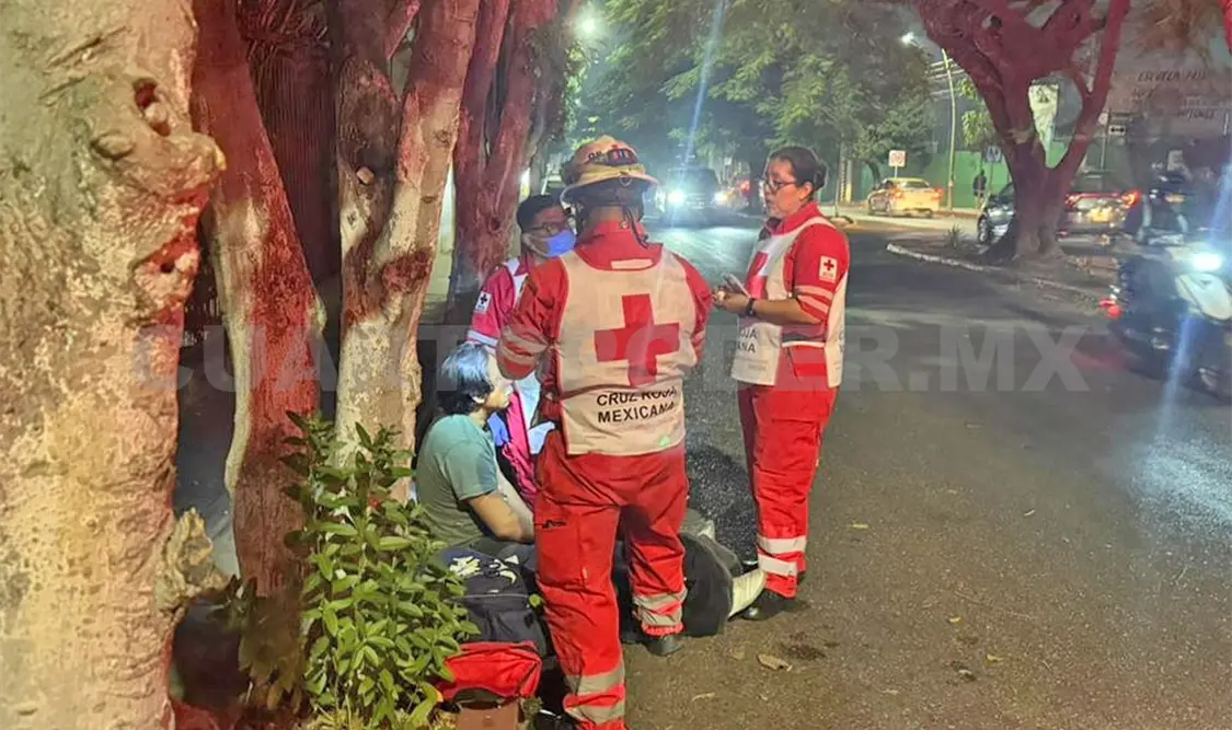 Por circular velozmente no pudo controlar la moto, además iba presuntamente ebrio. Ulises Villalobos / CP