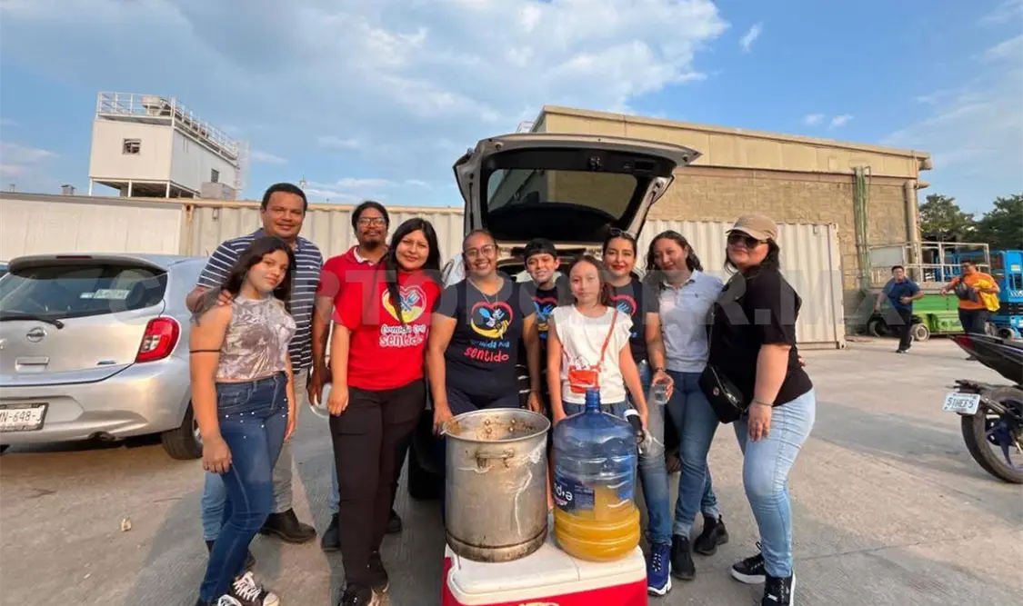 Una iniciativa que nació hace ocho años para donar comida a quienes más lo necesitan. Cortesía