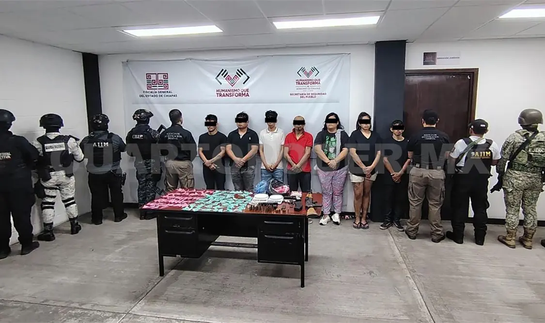 Aprehendieron a 15 derivado de dos operativos realizados el lunes por la mañana. Ulises Villalobos / CP