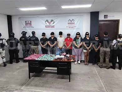 Detienen a 15 personas en cateos en la capital Detienen a 15 personas en cateos en la capital