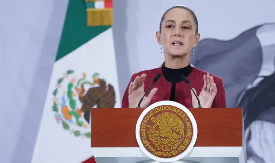 La mandataria destaca avances en homicidio doloso. Cortesía