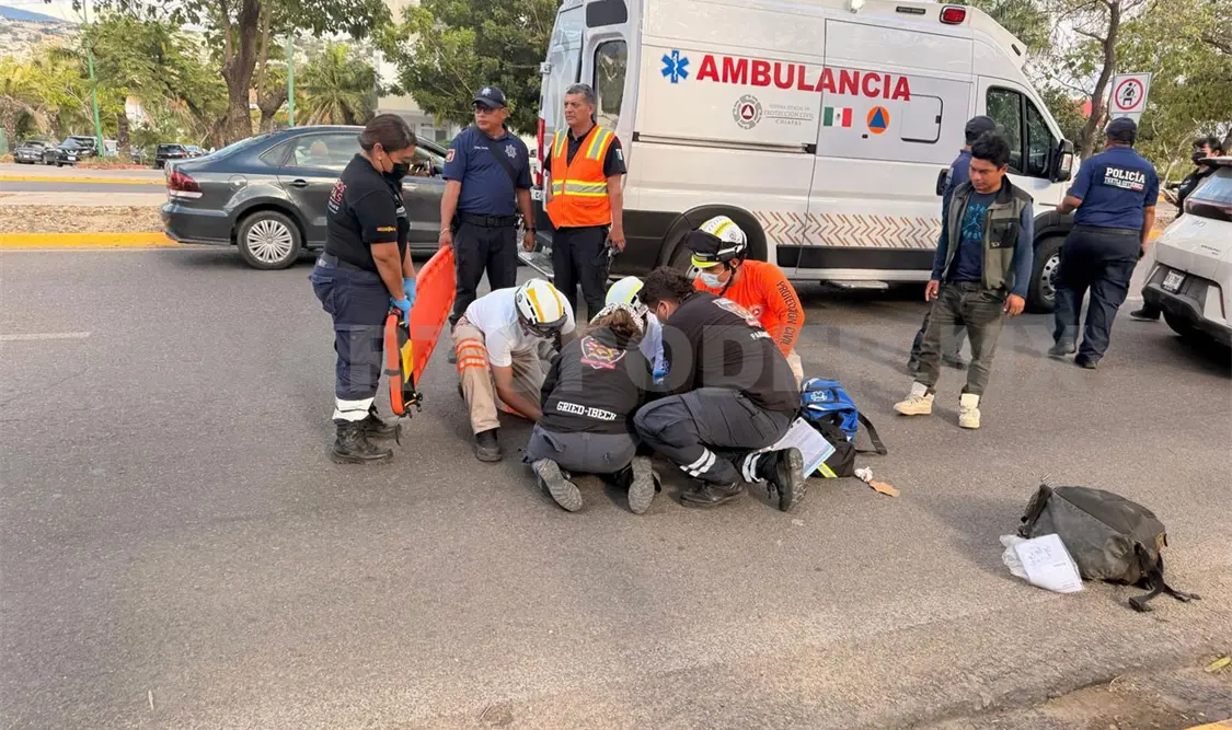 El transeúnte intentó cruzar el libramiento Norte, sin embargo, fue atropellado por un BYD. Ulises Villalobos / CP