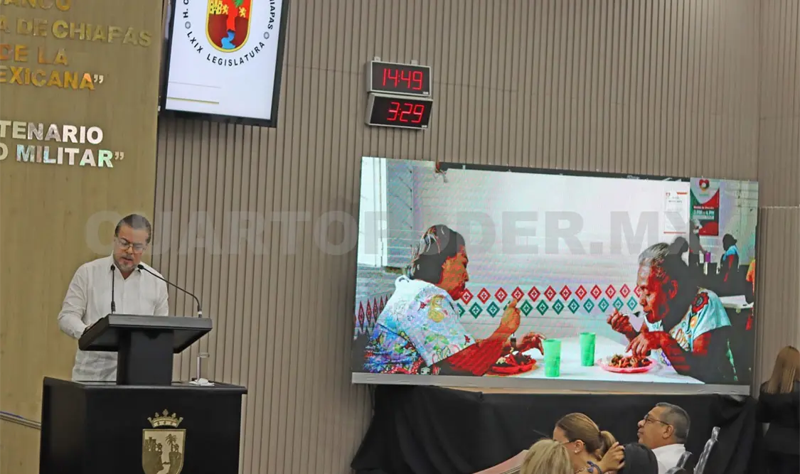 Esta comparecencia se realizó ante el pleno del Congreso del Estado. Samuel Meneses / CP