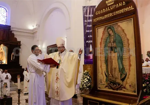 Recorre Tuxtla tilma guadalupana