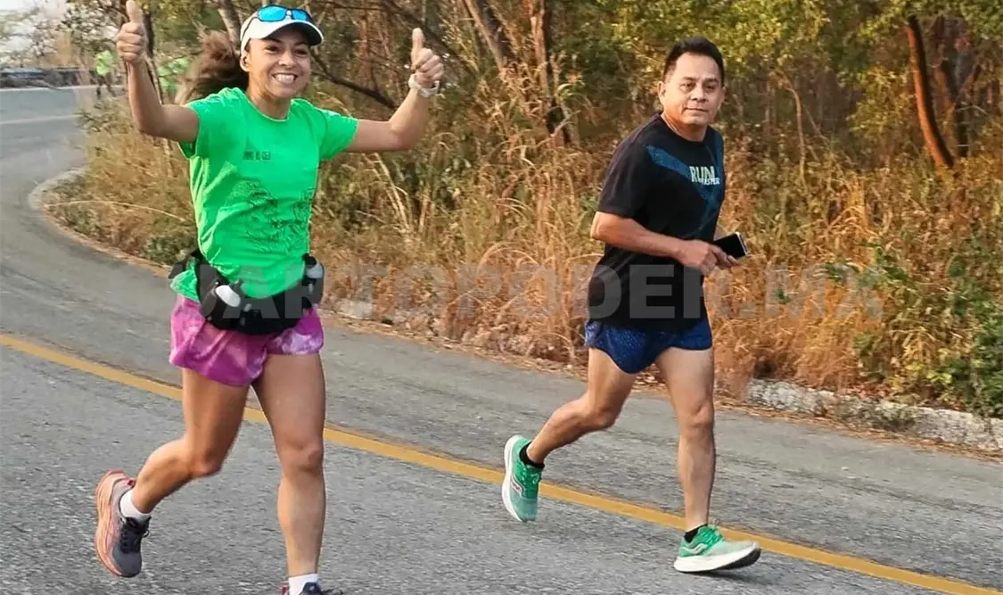 Los atletas disfrutaron esta carrera recreativa en la capital chiapaneca. Cortesía