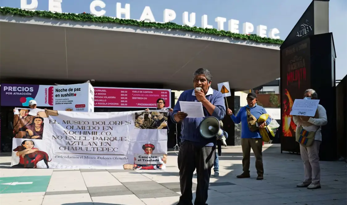 "No vamos a parar hasta que reabra el Dolores Olmedo", expresó el colectivo. Cortesía