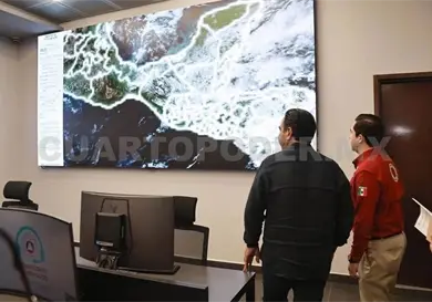 Encabeza acciones ante ingreso de frente frío Encabeza acciones ante ingreso de frente frío