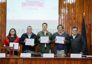 Llevan a cabo el foro: "Democracia Sin Fronteras" Llevan a cabo el foro: "Democracia Sin Fronteras"