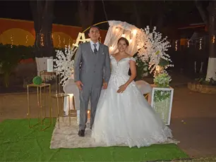 Alfredo y Paola se unieron en matrimonio