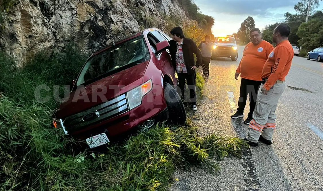 Hubo un doble choque por las lluvias que dejó el frente frío. Juan Orel / CP