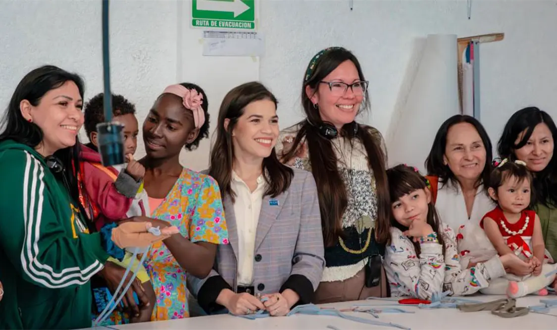 Actualmente la OIM trabaja en México con autoridades y organizaciones locales. Cortesía