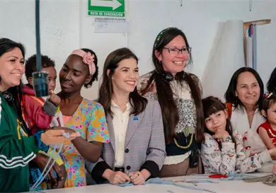 Visibilizan la lucha de mujeres migrantes Visibilizan la lucha de mujeres migrantes