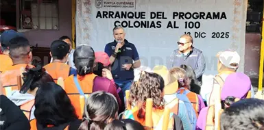 Impulsa &Aacute;ngel Torres el programa Colonias al 100 en Tuxtla