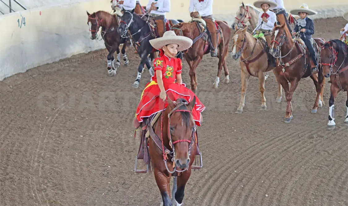 Rancho San Rafael destacó en la primera charreada del día al firmar una de las mejores puntuaciones del viernes. Samuel Meneses/CP