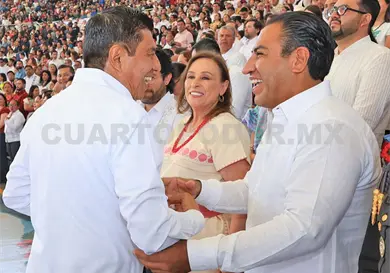 Asiste Eduardo Ramírez al Informe de Salomón Jara Asiste Eduardo Ramírez al Informe de Salomón Jara