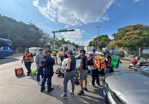 Semaforazo salda con probable fracturado