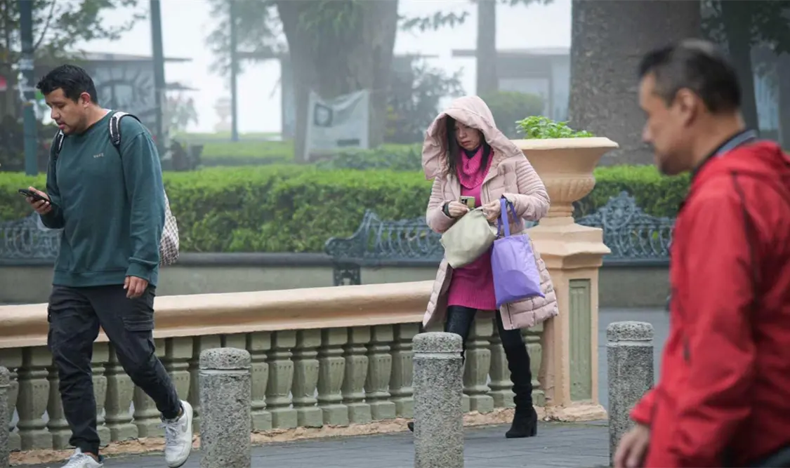 La masa de aire frío dejara efectos en 11 estados del país. Cortesía