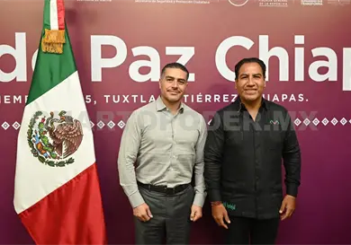 ERA y García Harfuch refrendan compromiso por la paz en Chiapas ERA y García Harfuch refrendan compromiso por la paz en Chiapas