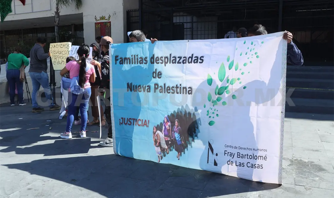 La manifestación la realizaron en el centro de la ciudad. Carlos López / CP