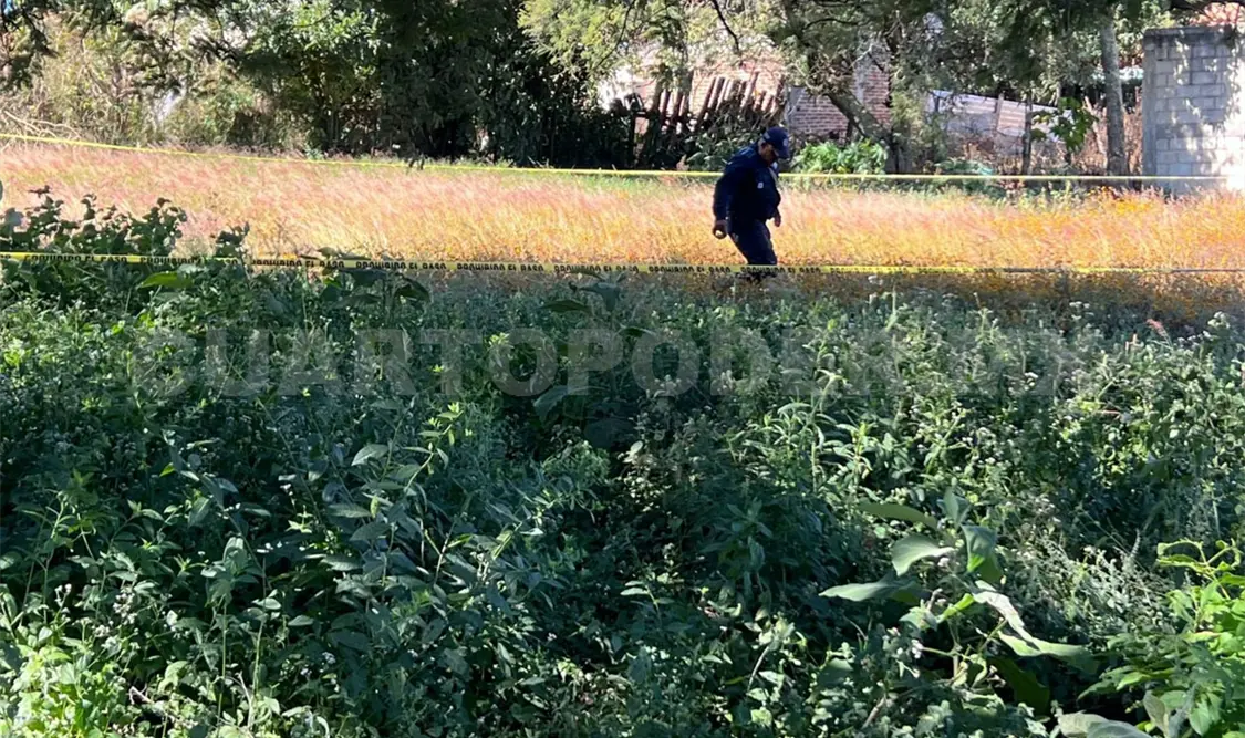 El cadáver fue localizado en un terreno abandonado, esto al sur de la ciudad de Comitán. Juan Orel / CP