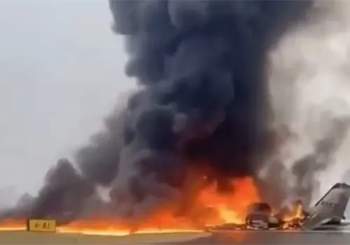 Avi&oacute;n se estrella en aeropuerto de Carolina del Norte