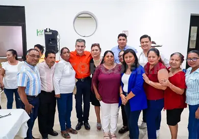 Se re&uacute;ne Melgar con delegados y agentes municipales