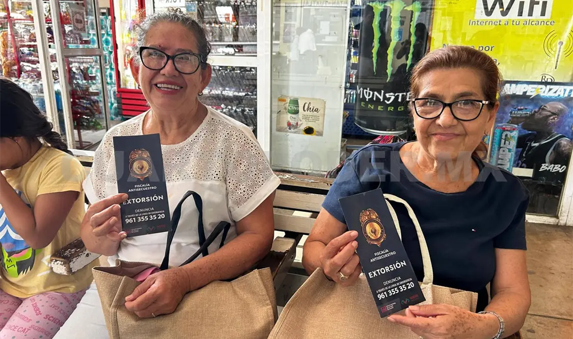 En Copainalá se visitaron diversos negocios ubicados en la cabecera municipal, para brindar información clave. Cortesía