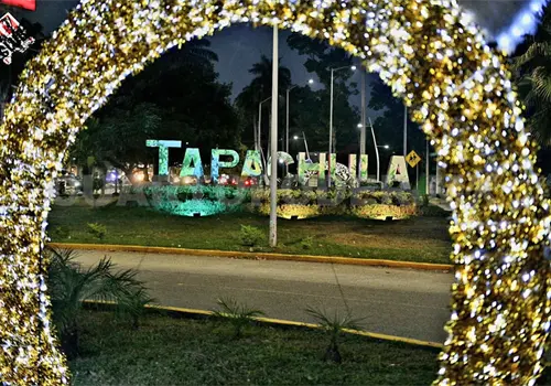 Tapachula se ilumina para esta Navidad