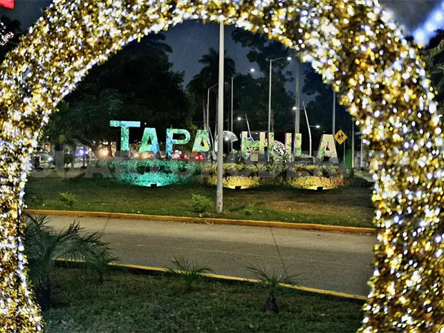 Tapachula se ilumina para esta Navidad